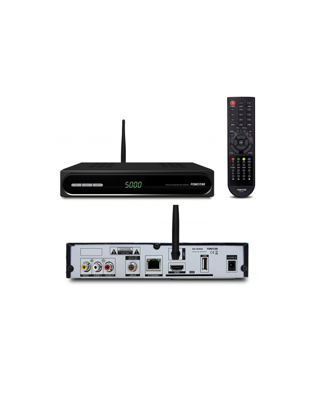 RDS-584WHD Receptor satélite HD DVB-S2/MPEG-4/MPEG-2 con salida HDMI